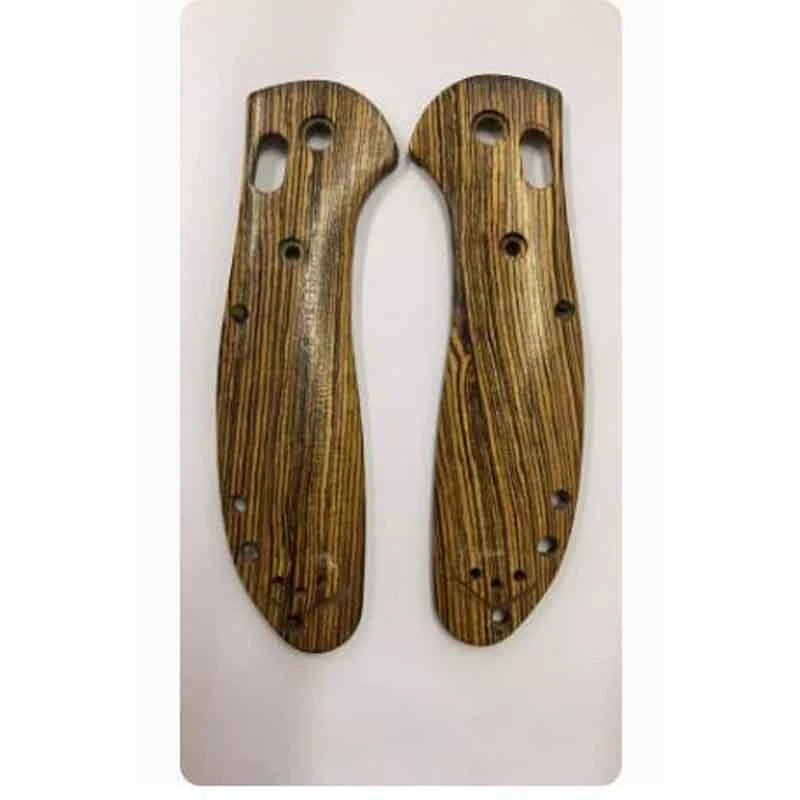 1 Pair Golden sandalwood Grip Handle Scales For Benchmade Griptilian 551 Knives 07FC0E-D4 - KOEEK