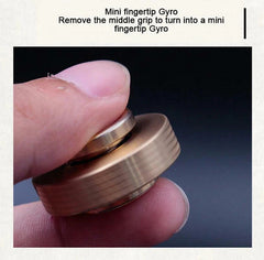 EDC Brass Fidget Spinner Toy Hand Twisted Spinner Cyclone Adult Anti Stres Toys 07FC0E-D4 - KOEEK