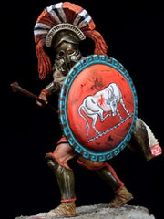 1/24 Resin Figure Model Kit Ancient Spartan Warrior Miniature Diorama Statue 07FC0E-D4 - KOEEK