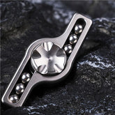 Stainless Steel PEI Fidget Spinner EDC Hand Spinner Finger Toy Stress Relief Toy 07FC0E-D4 - KOEEK
