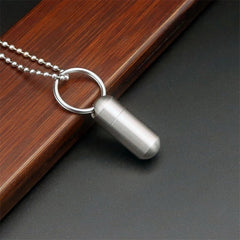 Outdoor Mini Keychain Waterproof Pill Container Box Sealed Storage Tank EDC Tool 07FC0E-D4 - KOEEK