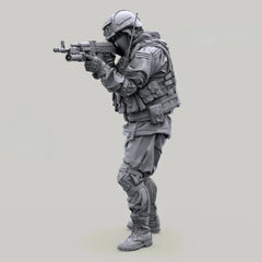1/35 Resin Figure Model Kit Modern Russian Army Soldier Unassembled Unpainted 07FC0E-D4 - KOEEK