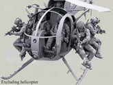 1/35 Resin Model Kit US Army Helicopter Crew 6 Figures Unassambled Unpainted 07FC0E-D4 - KOEEK