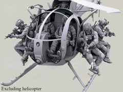 1/35 Resin Model Kit US Army Helicopter Crew 6 Figures Unassambled Unpainted 07FC0E-D4 - KOEEK