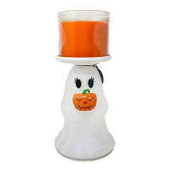 ! NIB Bath and Body Works Light-up Ghost Pedestal 3-Wick Candle Holder! 07FC0E-D4 - KOEEK