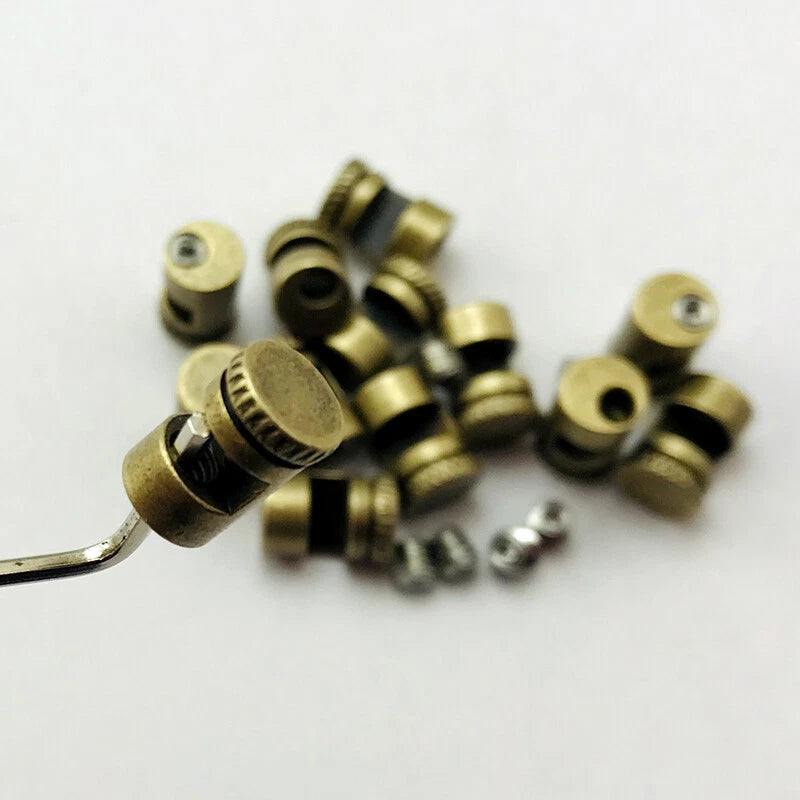 3pcs Thumb Stud Brass for Buck 110 Suitable knife back thickness 3.1/3.5/4mm 07FC0E-D4 - KOEEK