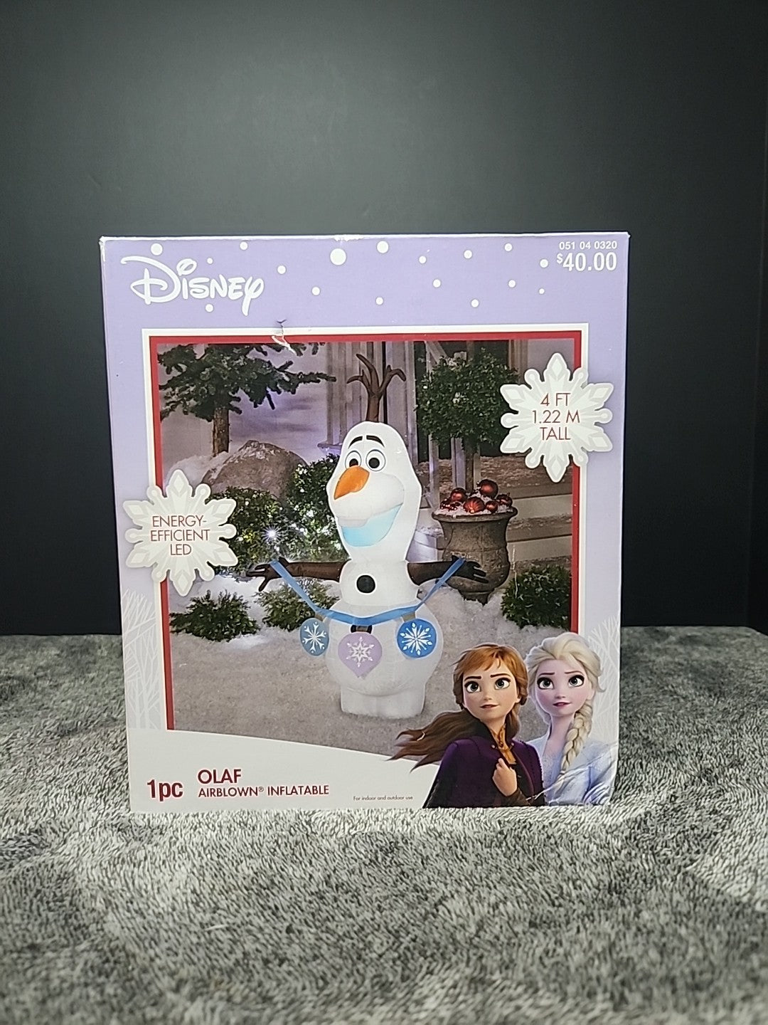 Disney Frozen Olaf Gemmy Airblown LED Lighted Inflatable 4ft Christmas Decor GEMMY - KOEEK