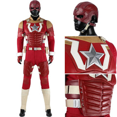 Thunderbolts Red Guardian Suit Alexei Shostakov Cosplay Costume With Hat Outfit✦ 07FC0E-D4 - KOEEK