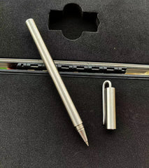 EDC Handmade Stainless Steel Pocket Ballpoint Pen Signature Pen Outdoor Pen 07FC0E-D4 - KOEEK