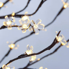Cherry Blossom Tree 5FT 128 LED Lighted Tree, Warm White 07FC0E-D4 - KOEEK
