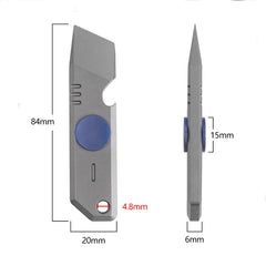 EDC Titanium Alloy Multi Tools Pry Bar Crowbar Opener Wrench Spinner Toy Hot 07FC0E-D4 - KOEEK