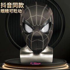 Spider Man No Way Home Black Cos Helmet Mask Moving Arachno Chin Control Eyes 07FC0E-D4 - KOEEK
