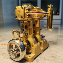Compact Vintage L2 Steam Engine Model Dual Cylinder Powerful Toy Collection Gift 07FC0E-D4 - KOEEK