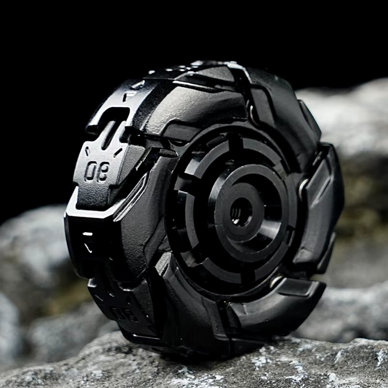 EDC Deformation Mecha Fidget Spinner Metal Alloy Anxiety Stress relief Rotating 07FC0E-D4 - KOEEK