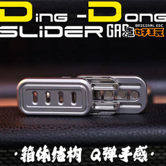 EDC Titanium Alloy Push Slider Mechanical Intensive Toy Decompression Tools Gift 07FC0E-D4 - KOEEK