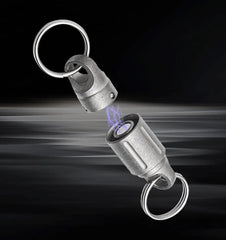 EDC 360 Degree Rotating Titanium Gimbal Keychain Car Keychains with Key Ring Hot 07FC0E-D4 - KOEEK