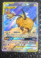 Pokemon S-Chinese Card CSM2aC 168 SR Raichu & Alolan Raichu-GX Alt Art Sun&Moon 07FC0E-D4 - KOEEK
