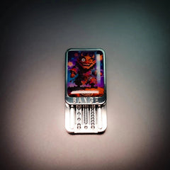 Chinese Mythology Zhong Kui EDC Fidget Slider Stainless Steel Tuning Fork Toy 07FC0E-D4 - KOEEK