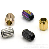 15pcs Steel Bracelet Necklace Beads Paracord Bead EDC Knife Lanyard Beads Crafts 07FC0E-D4 - KOEEK