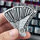 Folding Fan Haptic Slider Magnetic Fidget Slider EDC Fidget Toys ADHD Tool 07FC0E-D4 - KOEEK