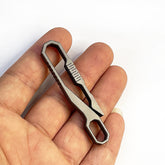 Titanium Alloy Quick Buckle Detach Belt Waist Hanging Keychain Key Ring Tool EDC 07FC0E-D4 - KOEEK