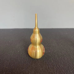 Brass Gourd Figurine Hollow With Lid Bagua Fu Lu Home Door Decor 07FC0E-D4 - KOEEK