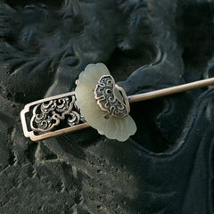 Fan-shaped Chinese National Style Hanfu Hairpin Hanfu Hair Accessories 07FC0E-D4 - KOEEK