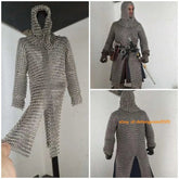 12" Warrior Knight Alloy Body Chain Metals Armour Costume for 1/6 Figure Lot 07FC0E-D4 - KOEEK