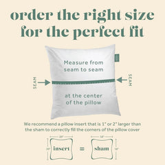 26x26 Decorative pillow insert, down and feather filled, cotton cover. 07FC0E-D4 - KOEEK