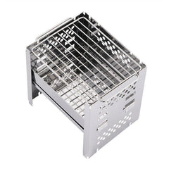 Titanium Wood Stove Lightweight Folding Outdoor Camping Stove Cooking Burners 07FC0E-D4 - KOEEK