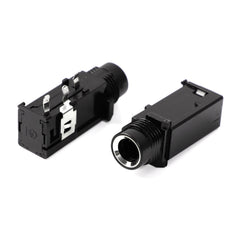 10 Pcs 1/4" 6.35mm Headphone Mono Jack 3 Pins PCB Panel Mount Socket Connectors 07FC0E-D4 - KOEEK