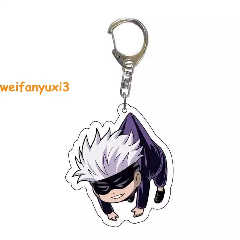 Jujutsu Kaisen Gojo Satoru Keychain 1Pcs Anime Gift Free shipping 07FC0E-D4 - KOEEK