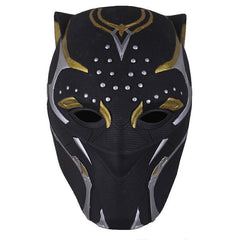 Black Panther:wakanda Forever Cosplay Game Halloween Helmet Mask Carnival Props 07FC0E-D4 - KOEEK