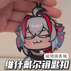Anime Arknights Wiš'adel Acrylic Keychain Backpack Pendant Decor Gift 07FC0E-D4 - KOEEK
