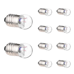 10pcs Electricity Kit E10 Miniature Screw Base Light Bulbs Tiny Light Bulb 07FC0E-D4 - KOEEK