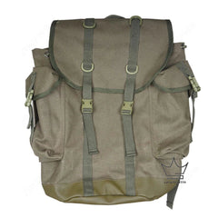 35L German Mountain Backpack Canvas Outdoor Large capacity Green Copy Film Props 07FC0E-D4 - KOEEK