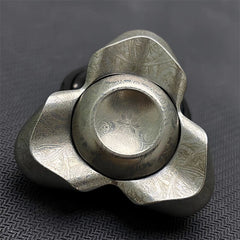 Retro Silver EDC Fidget Spinner Stainless Steel Hand Spinner Relieve Stress Toy 07FC0E-D4 - KOEEK