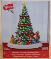 Disney Christmas Animated Tree w/Lights Music 16" Height Mickey & Friends DISNEY - KOEEK