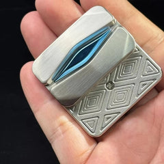 EDC Fidget Slider Future Eyes Zinc Alloy Fidget Toy Unlimited Push Haptic Slider 07FC0E-D4 - KOEEK