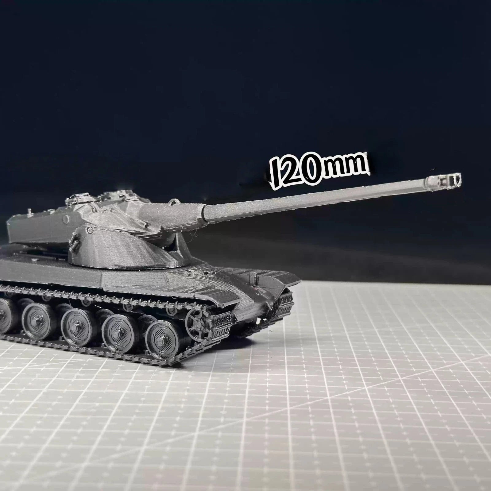 1/72 Scale French AMX50 Heavy Tank 3D Printed Military Model Kit 07FC0E-D4 - KOEEK