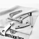 1PC Silver Anodized Titanium Back Spacer for Spyderco Paramilitary 2 Para2C81 07FC0E-D4 - KOEEK