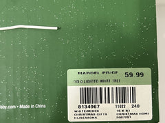 Hobby Lobby Nostalgia Lighted Ceramic Christmas Tree 15" White HOBBY LOBBY - KOEEK