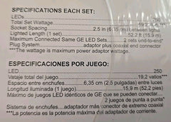 GE StayBright 500-Count 104.4ft Multicolor LED Miniature Christmas String Lights GE - KOEEK