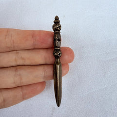 2.5"Tibetan Copper Diamond Pendant Accessory Buddhism Blessing Amulet Collection 07FC0E-D4 - KOEEK