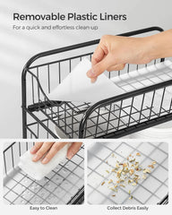 2-Tier Pull Out Cabinet Organizers, Under Sink Organizer, Bathroom Organizer 07FC0E-D4 - KOEEK