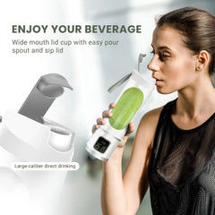 Portable Personal Electric USB Juicer, 500ml Mini Blender 07FC0E-D4 - KOEEK