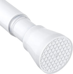 White Tension Curtain Rod for Windows 28 to 48 inch, Adjustable Expandable 07FC0E-D4 - KOEEK