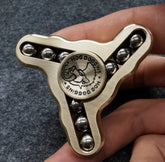Brass Hand Twisting Spinning Top Gyro Gyroscope Bearing Spinner Toy Gift 07FC0E-D4 - KOEEK