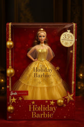 2023 35th Anniversary Holiday Barbie -Dark Golden Blonde/Light Brown- NIB TDR BARBIE - KOEEK