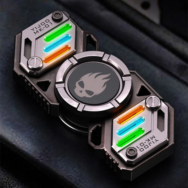 EDC Fidget Toy Star Soldier Luminous Alloy Fidget Spinner ADHD Hand Spinner Gift 07FC0E-D4 - KOEEK